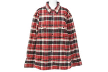 画像をギャラリービューアに読み込む, SAINT LAURENT サンローラン Red Check Button up レッド チェックシャツ サイズ L 535402 Y781T 美品 中古 4c074654
