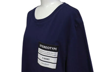 画像をギャラリービューアに読み込む, 未使用 Maison Margiela メゾンマルジェラ STEREOTYPE T Shirt ステリオタイプ Tシャツ ネイビー 52 S50GC0538 中古 4c074659