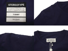 画像をギャラリービューアに読み込む, 未使用 Maison Margiela メゾンマルジェラ STEREOTYPE T Shirt ステリオタイプ Tシャツ ネイビー 52 S50GC0538 中古 4c074659