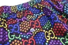 Load image into Gallery viewer, 極美品 GUCCI GGマルチカラー サイケデリック シルクショーツ ハーフパンツ モノグラム サイズ48 497251 ZADGM 中古 4c074670