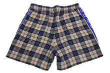 Load image into Gallery viewer, 極美品 GUCCI グッチ サイドライン チェックリネン コットンショーツ コットン 麻 リネン レッド ブルー ベージュ サイズ48 中古 4c074671