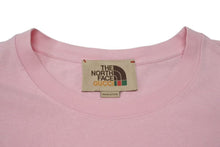 Load image into Gallery viewer, GUCCI グッチ THE NORTH FACE ザノースフェイス 半袖Tシャツ イタリア製 コットン ピンク サイズXL 美品 中古 4c074673