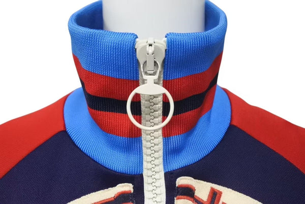 Very good condition GUCCI Track jacket GUCCIFY YOURSELF 502287 X9P63 Blue Red Navy Beige Size L Used 4c074676