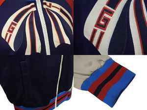 Very good condition GUCCI Track jacket GUCCIFY YOURSELF 502287 X9P63 Blue Red Navy Beige Size L Used 4c074676