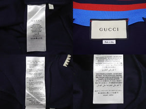 Very good condition GUCCI Track jacket GUCCIFY YOURSELF 502287 X9P63 Blue Red Navy Beige Size L Used 4c074676