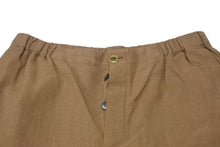 画像をギャラリービューアに読み込む, 極美品 GUCCI グッチ ハーフパンツ ショーツ 623078 Z403L レーヨン リネン イタリア製 ブラウン ゴールド金具 サイズ48 中古 4c074677