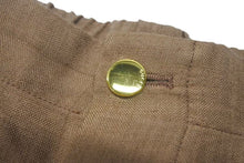 画像をギャラリービューアに読み込む, 極美品 GUCCI グッチ ハーフパンツ ショーツ 623078 Z403L レーヨン リネン イタリア製 ブラウン ゴールド金具 サイズ48 中古 4c074677