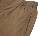 画像をギャラリービューアに読み込む, 極美品 GUCCI グッチ ハーフパンツ ショーツ 623078 Z403L レーヨン リネン イタリア製 ブラウン ゴールド金具 サイズ48 中古 4c074677