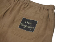 画像をギャラリービューアに読み込む, 極美品 GUCCI グッチ ハーフパンツ ショーツ 623078 Z403L レーヨン リネン イタリア製 ブラウン ゴールド金具 サイズ48 中古 4c074677