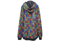 Load image into Gallery viewer, 極美品 GUCCI GGマルチカラー サイケデリック ブルゾン パーカー サイズM モノグラム 604197 XJB62 中古 4c074689