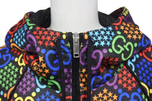 Load image into Gallery viewer, 極美品 GUCCI GGマルチカラー サイケデリック ブルゾン パーカー サイズM モノグラム 604197 XJB62 中古 4c074689