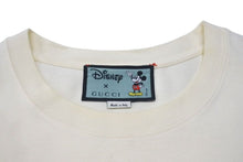 Load image into Gallery viewer, 極美品 GUCCI グッチ DISNEYコラボ ミッキーロゴ 半袖Tシャツ 565806 XJB66 コットン アイボリー サイズXL 中古 4c074692