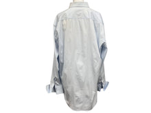 Load image into Gallery viewer, GUCCI グッチ 長袖 シャツ ブルー コットン オーダー イタリア製 イニシャル入り 良品 中古 4c074703