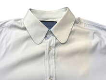 Load image into Gallery viewer, GUCCI グッチ 長袖 シャツ ブルー コットン オーダー イタリア製 イニシャル入り 良品 中古 4c074703