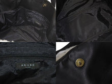 画像をギャラリービューアに読み込む, ADORE アドーア ファー トートバッグ ハンドバッグ ファー レザー ホワイト ブラック ゴールド金具 美品 中古 4c074720