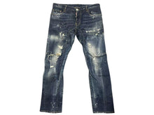 Load image into Gallery viewer, DSQUARED2 ディースクエアード ダメージデニムパンツ ジーンズ S71LB0266 S30342 ブルー サイズ48 美品 中古 4c074732