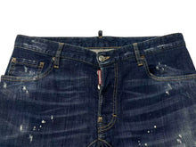 Load image into Gallery viewer, DSQUARED2 ディースクエアード ダメージデニムパンツ ジーンズ S71LB0266 S30342 ブルー サイズ48 美品 中古 4c074732
