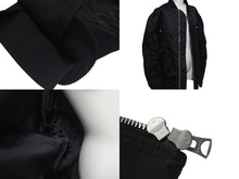Load image into Gallery viewer, 極美品 sacai サカイ MA-1 ジャケット 21-02523M サイズ3 ブラック ナイロン 切り返しデザイン 21SS 中古 4c074758