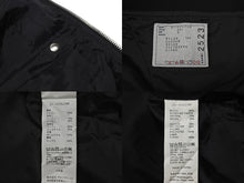 Load image into Gallery viewer, 極美品 sacai サカイ MA-1 ジャケット 21-02523M サイズ3 ブラック ナイロン 切り返しデザイン 21SS 中古 4c074758