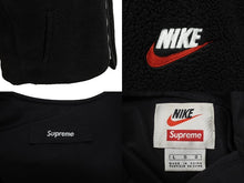画像をギャラリービューアに読み込む, Supreme NIKE シュプリーム ナイキ コラボ リバーシブル ボア ベスト ブラック サイズL 美品 中古 4c074764