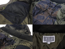 画像をギャラリービューアに読み込む, 極美品 C.E / CAV EMPT シーイー ダウンジャケット パファージャケット CES14JK03 サイズL カーキ ポリエステル 総柄 名作 中古 4c074765