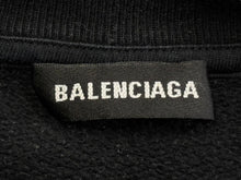 画像をギャラリービューアに読み込む, BALENCIAGA バレンシアガ スウェット キッズ 558145 TDV29 ポルトガル製 コットン ポリエステル ブラック サイズ2 良品 中古 4c074775