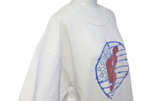 画像をギャラリービューアに読み込む, GOOD ENOUGH グッドイナフ G Logo T Shirt Gロゴ Tシャツ 90s 星条旗 有刺鉄線 ホワイト コットン 美品 中古 4c074779