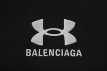 画像をギャラリービューアに読み込む, BALENCIAGA x Under Armour バレンシアガ x アンダーアーマー ワイドスウェットパンツ ブラック コットン XS 809709 中古 4c074783