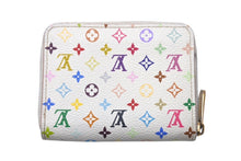 画像をギャラリービューアに読み込む, LOUIS VUITTON ルイヴィトン LV ジッピーコインパース 村上隆 M93741 コインケース マルチカラー 美品 中古 4c074784
