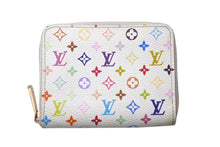 画像をギャラリービューアに読み込む, LOUIS VUITTON ルイヴィトン LV ジッピーコインパース 村上隆 M93741 コインケース マルチカラー 美品 中古 4c074784