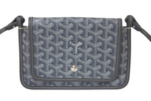 Load image into Gallery viewer, 新品同様 GOYARD ゴヤール プリュメ ショルダーバッグ レザー PVC グレーシルバー金具中古 4c074786