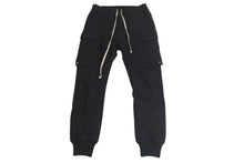 Load image into Gallery viewer, RICK 0WENS リックオウエンス CARGO JOG PANTS カーゴジョグパンツ ブラック コットン RU19F4396-BA 美品 中古 4c074792