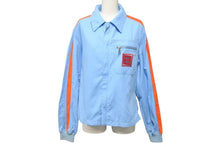 Load image into Gallery viewer, CHANEL シャネル スポーツライン ジップアップジャケット P19438V11331 サイズ40 ココマーク ブルー オレンジ 良品 中古 4c074793