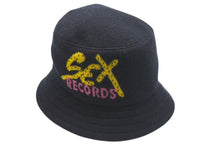 画像をギャラリービューアに読み込む, CHROME HEARTS クロムハーツ マッティボーイ SEX records バケットハット ブラック シルバー金具 美品 中古 4c074798