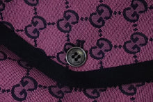 画像をギャラリービューアに読み込む, 新品未使用 GUCCI グッチ ペット トレンチコート 695730 サイズM GGキャンバス レザー ピンク ネイビー ペット用 中古 4c074799