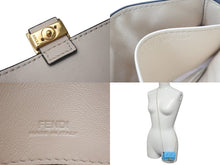 画像をギャラリービューアに読み込む, FENDI フェンディ Nano Bucket Charm Keychain ナノバケット チャーム キーホルダー ターコイズブルー 7AR844 美品 中古 4c074823