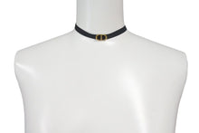 Load image into Gallery viewer, Christian Dior クリスチャンディオール J’ADIOR チョーカー ネックレス ブラック CDロゴ 美品 中古 4c074844