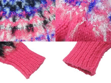 Load image into Gallery viewer, CHANEL シャネル モールニット カシミヤセーター P71555K10324 サイズ34 ココマーク プレート ラインストーン ピンク 美品 中古 4c074849