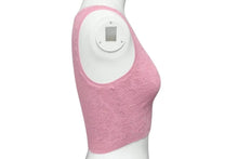 Load image into Gallery viewer, 極美品 CHANEL シャネル カメリア クロップドニットトップ P72157K10391 ポリアミド ポリウレタン ピンク サイズS 中古 4c074852