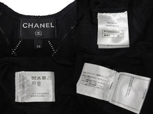 Load image into Gallery viewer, 極美品 CHANEL シャネル ワンピース ノースリーブ レース ココマーク ブラック サイズ38 中古 4c074856