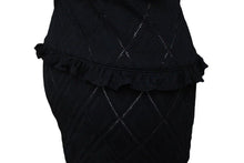 Load image into Gallery viewer, 極美品 CHANEL シャネル ワンピース ノースリーブ レース ココマーク ブラック サイズ38 中古 4c074856