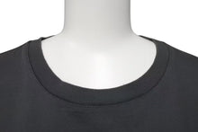 Load image into Gallery viewer, HERMES エルメス Leather patch T shirt レザーパッチ Tシャツ コットン100% グレー サイズ L 美品 中古 4c074857