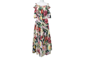 Extremely beautiful item DOLCE&GABBANA Dolce &amp; Gabbana Flower print dress, cotton, size 36, F68E1T HS5CY, pre-owned, item number 4c074860