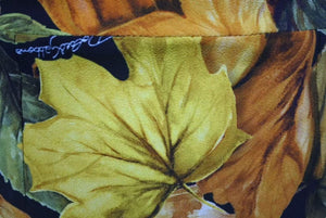 Extremely beautiful item DOLCE&GABBANA Dolce &amp; Gabbana Fall Leaf Rayon Dress, Orange, Size 36, Used, 4c074861