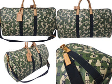 画像をギャラリービューアに読み込む, 極美品 LOUIS VUITTON ルイヴィトン ×村上隆 キーポルバンドリエール55 モノグラムモフラージュ M95774 ゴールド金具 中古 4c074863