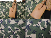 画像をギャラリービューアに読み込む, 極美品 LOUIS VUITTON ルイヴィトン ×村上隆 キーポルバンドリエール55 モノグラムモフラージュ M95774 ゴールド金具 中古 4c074863