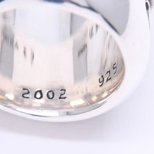極美品 CHROME HEARTS クロムハーツ CLASSIC OVAL CROSS クラシック オーバルクロスリング 重量40.26g サイズ14号 シルバー925 中古 4a004521