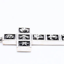 画像をギャラリービューアに読み込む, CHROME HEARTS クロムハーツ MULTI FRAMED CROSS マルチフレームドクロス ペンダントトップ 重量41.40g シルバ−925 美品 中古 4a004549