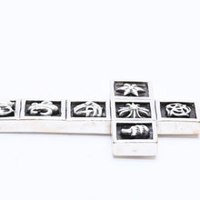 画像をギャラリービューアに読み込む, CHROME HEARTS クロムハーツ MULTI FRAMED CROSS マルチフレームドクロス ペンダントトップ 重量41.40g シルバ−925 美品 中古 4a004549
