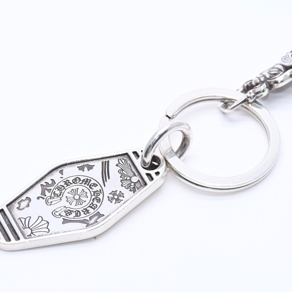CHROME HEARTS クロムハーツ HOTEL SML ホテル スモール キーリング チャーム 重量約27.81g 2020/.925刻印 シルバ−925 美品 中古 4a004519